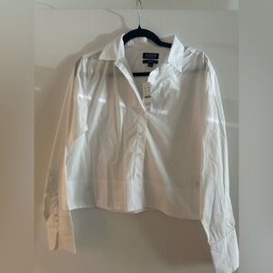 J. Crew Organic Cotton White Shirt